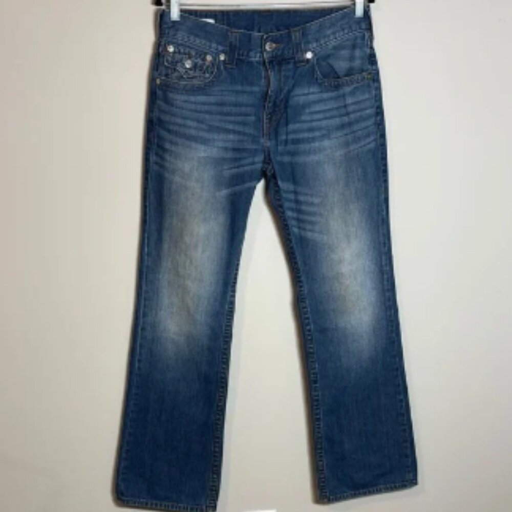 True Religion Billy Relaxed Bootcut Jeans